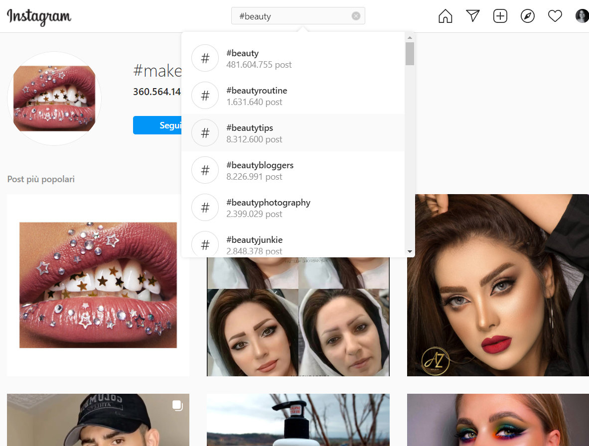 Instafram beauty, instagram per centri estetici, consigli pratici per instagram beauty su agenzia magma maketing torino